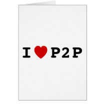 I heart P2P Cards