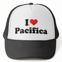 I Heart Pacifica hats