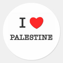 I HEART PALESTINE STICKER