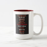 "I Heart Palindromes" Coffee Mugs