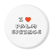 I Heart Palm Springs Refrigerator Magnets