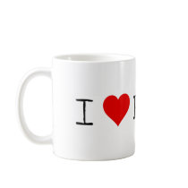 I Heart Peace Coffee Mug mugs