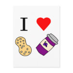 I heart Peanut Butter and Jelly Postcards