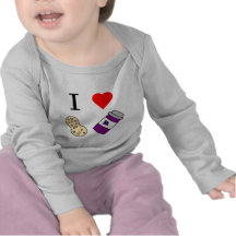 I heart Peanut Butter and Jelly Shirt
