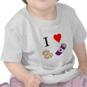 I heart Peanut Butter and Jelly t-shirts by psimawesome I heart Peanut Butter and Jelly t-shirts