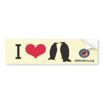 I Heart Penguins bumper stickers by Defenders1947 I Heart Penguins bumper stickers