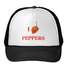 I (Heart) Peppers Trucker Hat