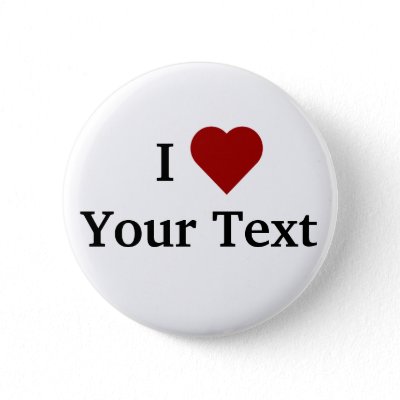 I Heart (personalize) button
