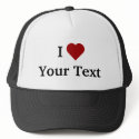 I Heart (personalize) hat