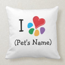 I heart pet's name_Heart-Paw template 2 pillows