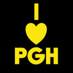 I Heart PGH Black 'n Gold T-shirt