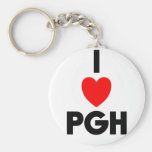 I Heart PGH Keychain