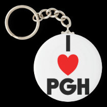 I Heart PGH keychains