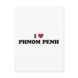 I Heart Phnom Penh Cambodia Post Cards