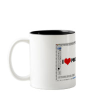 I Heart Photoshop mugs