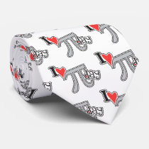 I heart Pi Day Neckties