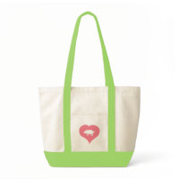 I Heart Pigs Bag bag