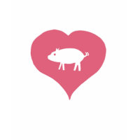 I Heart Pigs Tee shirt