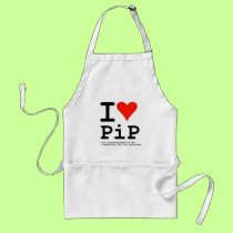 I Heart PiP aprons