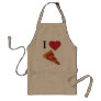 i heart pizza apron