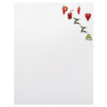 I Heart Pizza Letterhead Template