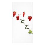 I Heart Pizza Photo Card