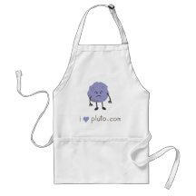 i heart pluto.com aprons