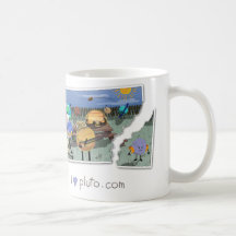 i heart pluto.com - family bbq coffee mugs