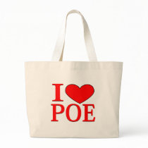 I Heart Poe Tote Bag