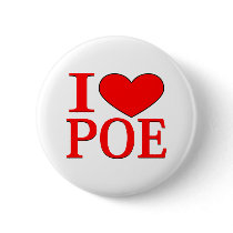 I Heart Poe Pinback Button