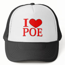 I Heart Poe Mesh Hats