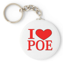 I Heart Poe Keychains