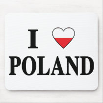I Heart Poland mousepads