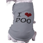 I Heart Poo pet clothing