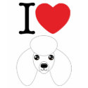 I Heart Poodles T-Shirt
