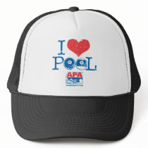 I Heart Pool Trucker Hat