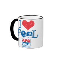 I Heart Pool Mugs