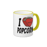 I Heart Popcorn mug