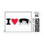 i heart pork postage