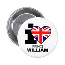 I Heart Prince William Button buttons