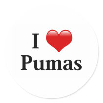 I Heart Pumas stickers by doodles_designs I Heart Pumas stickers
