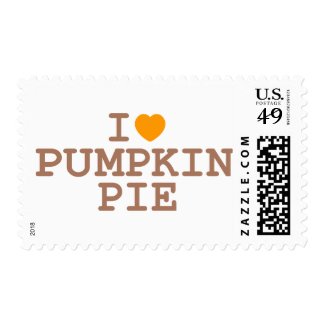 I Heart Pumpkin Pie Stamps