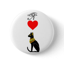 I Heart Pussy_Cat, Egyptian Hieroglyphics Pin