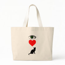 I Heart Pussy_Cat Tote Bag