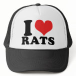 I Heart Rats Basic hats