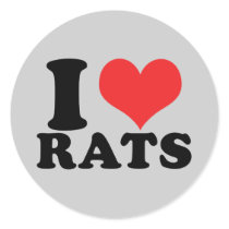 I Heart Rats Basic stickers by RatsAreLove I Heart Rats Basic stickers