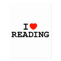 I Heart Reading Postcards