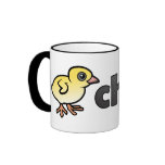 I Heart Real Chicks Ringer Mug