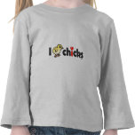 I Heart Real Chicks Toddler Long Sleeve