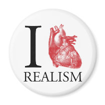 I Heart Realism Fridge Magnet